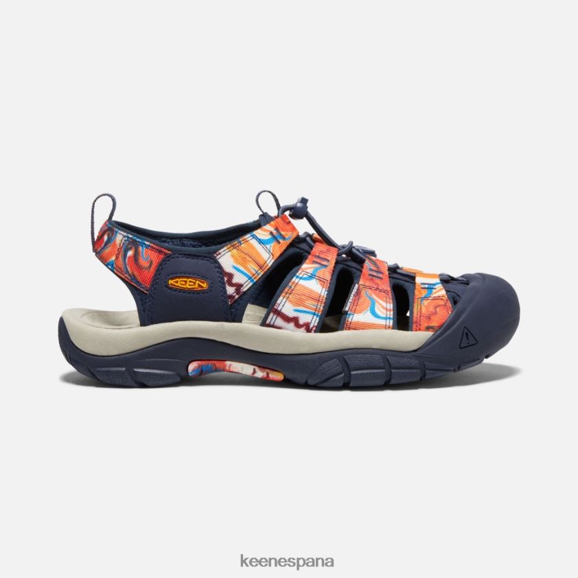 Keen newport x al aire libre afro BJ4P4X405 maravilloso naranja-azul marino