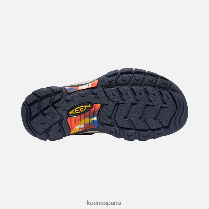Keen newport x al aire libre afro BJ4P4X405 maravilloso naranja-azul marino