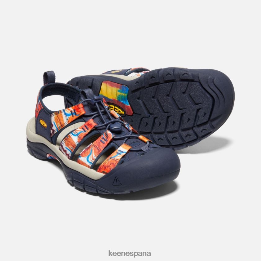 Keen newport x al aire libre afro BJ4P4X405 maravilloso naranja-azul marino