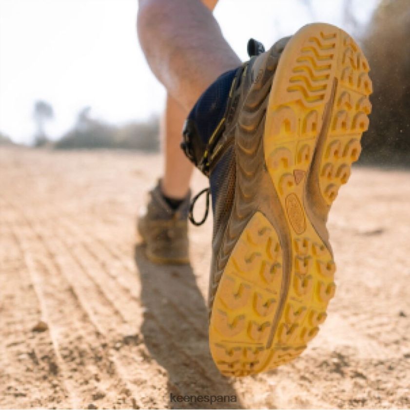 Keen bota impermeable nxis evo BJ4P4X402 alfombra negra-roja