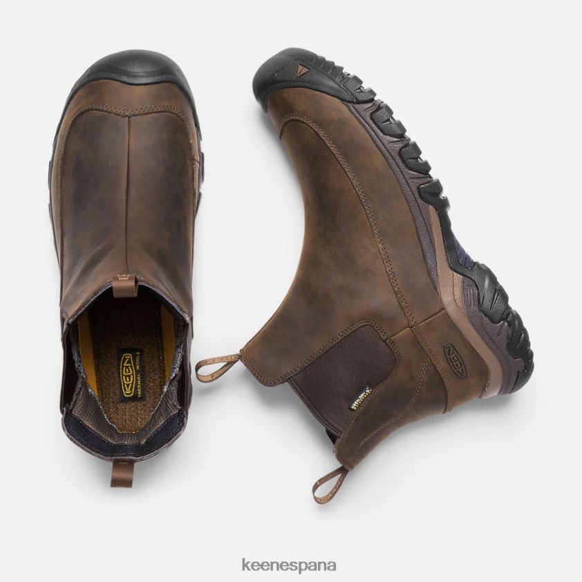 Keen bota impermeable anclaje iii BJ4P4X506 mantillo de tierra oscura