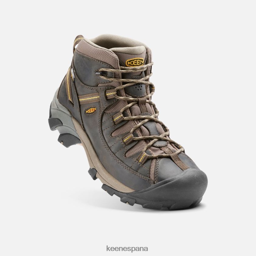 Keen botas de montaña impermeables targhee ii BJ4P4X493 negro amarillo oliva
