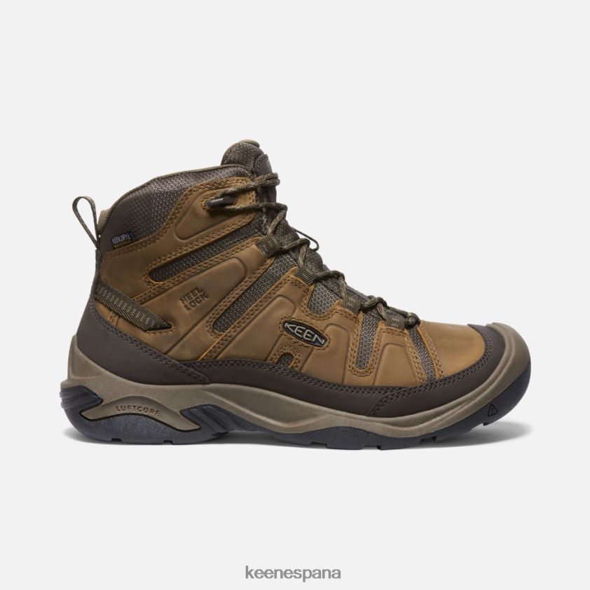 Keen bota impermeable circadia ancha BJ4P4X476 bisonte atigrado