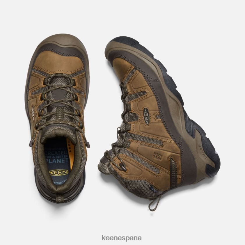 Keen bota impermeable circadia ancha BJ4P4X476 bisonte atigrado