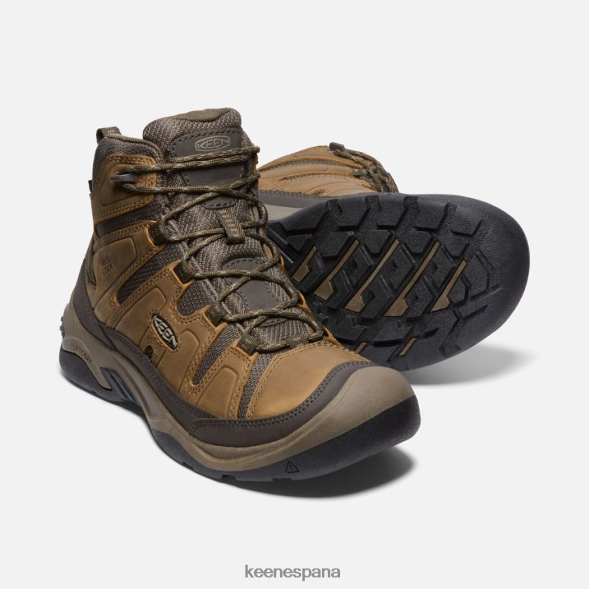 Keen bota impermeable circadia ancha BJ4P4X476 bisonte atigrado