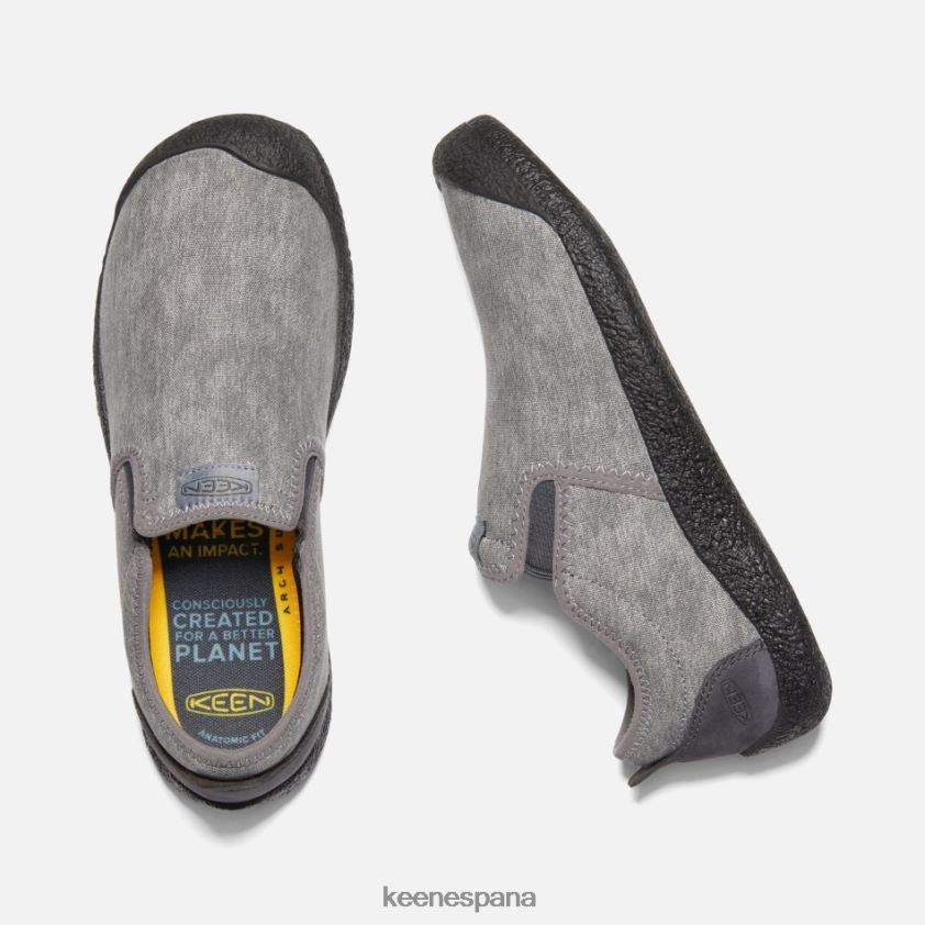 Keen zapatillas de lona howser BJ4P4X298 imán gris acero