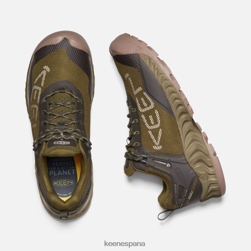 Keen zapato impermeable nxis evo BJ4P4X391 oliva oscuro-oliva negro