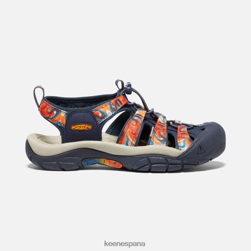 Keen newport x al aire libre afro BJ4P4X407 maravilloso naranja-azul marino