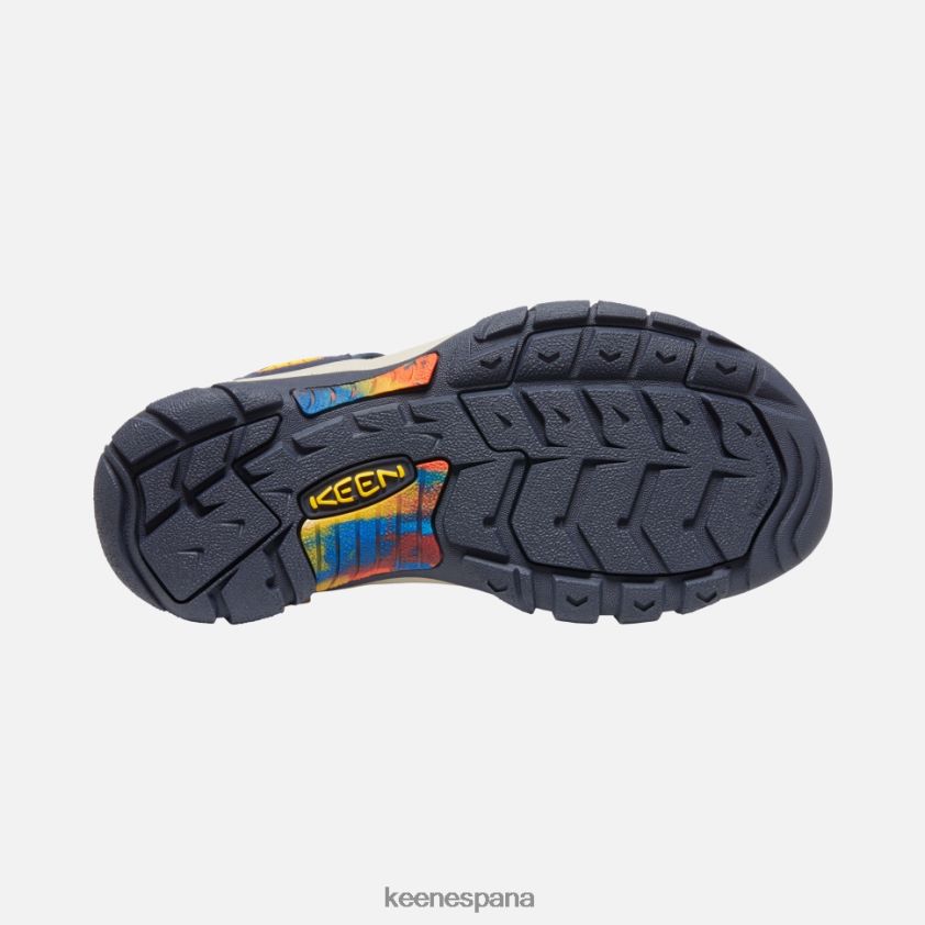 Keen newport x al aire libre afro BJ4P4X407 maravilloso naranja-azul marino
