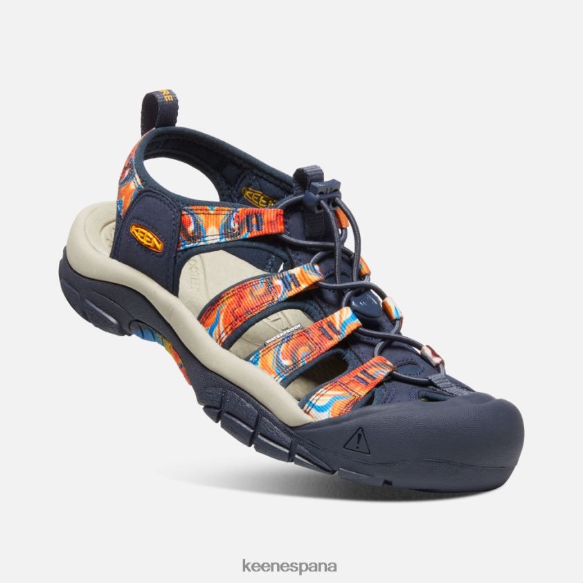 Keen newport x al aire libre afro BJ4P4X407 maravilloso naranja-azul marino