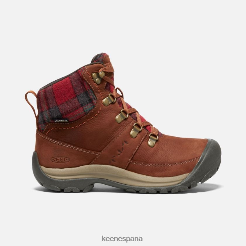 Keen bota impermeable de invierno kaci iii BJ4P4X190 carey-cuadros rojos