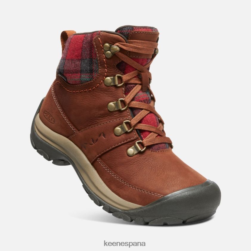 Keen bota impermeable de invierno kaci iii BJ4P4X190 carey-cuadros rojos