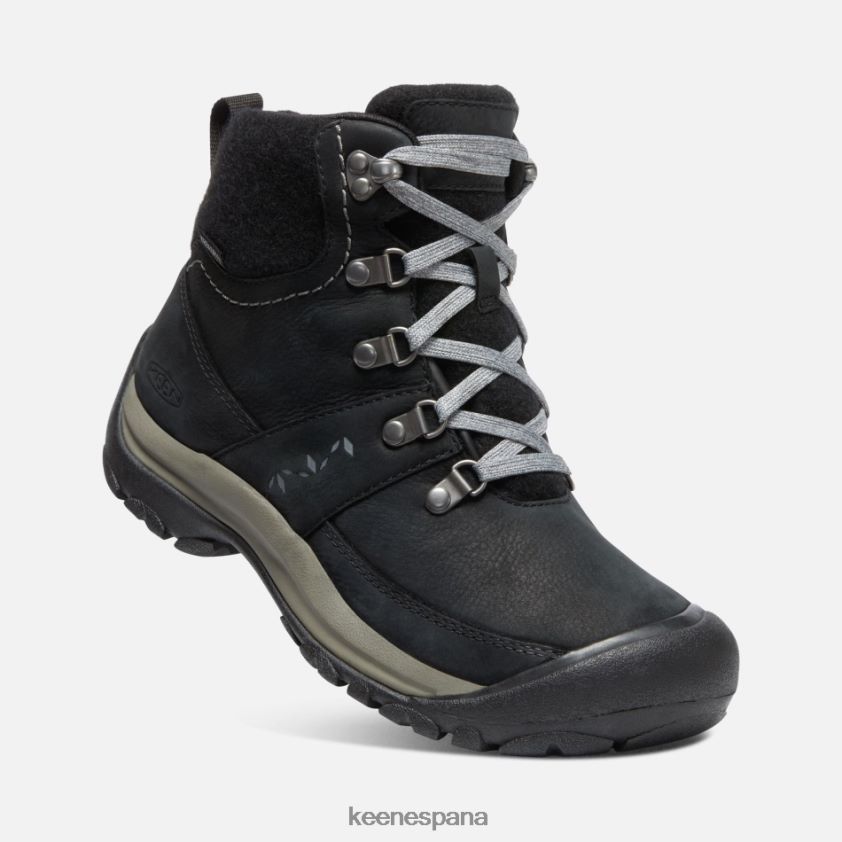 Keen bota impermeable de invierno kaci iii BJ4P4X191 negro-gris acero