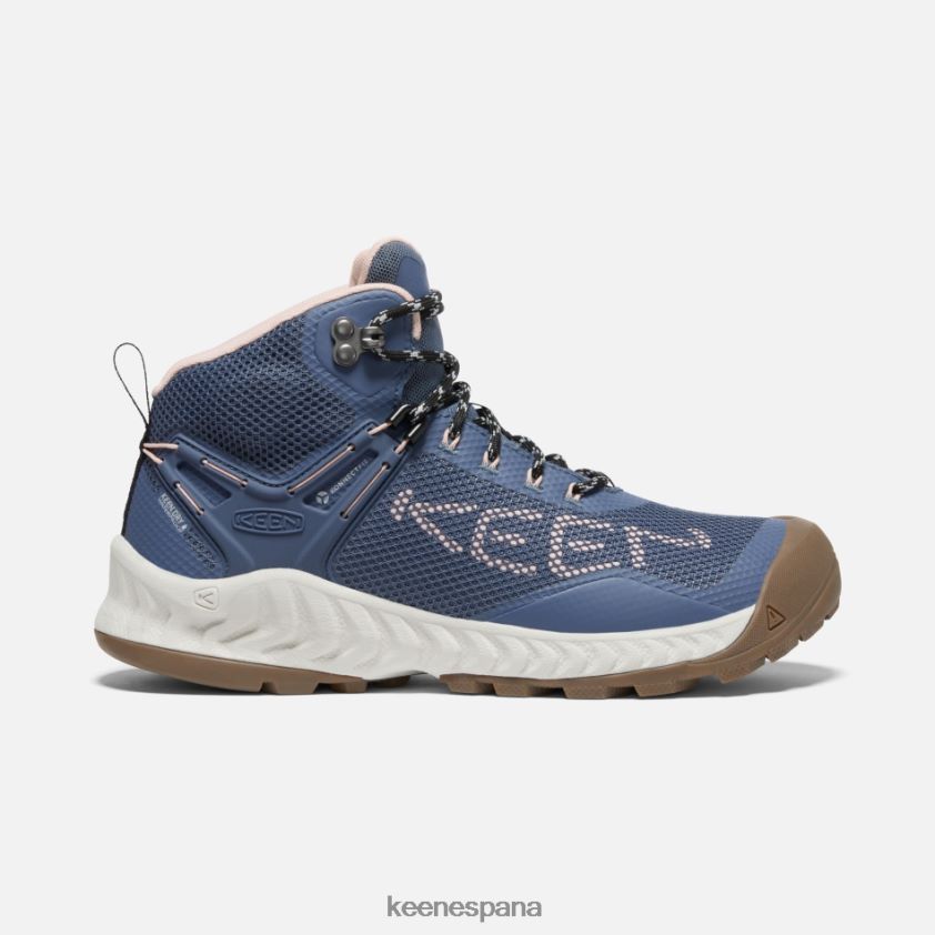 Keen bota impermeable nxis evo BJ4P4X168 vintage gris índigo-puerto