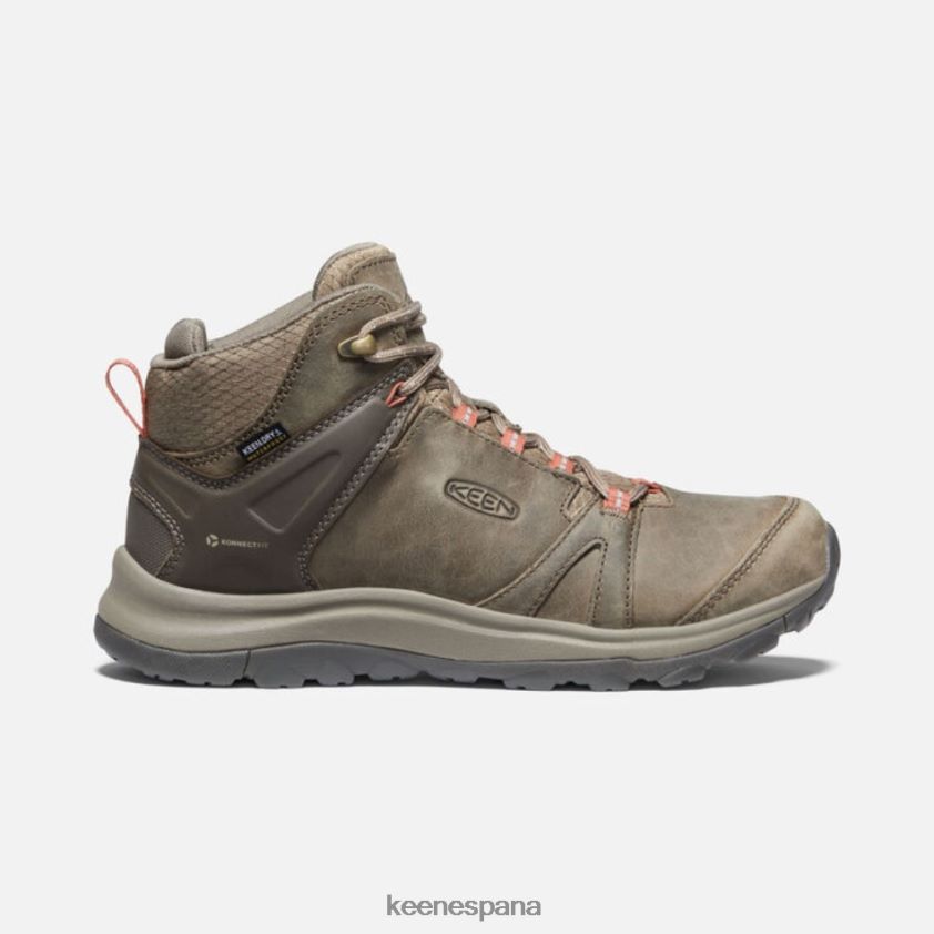 Keen botas de montaña impermeables de cuero terradora ii BJ4P4X178 secuoya atigrada