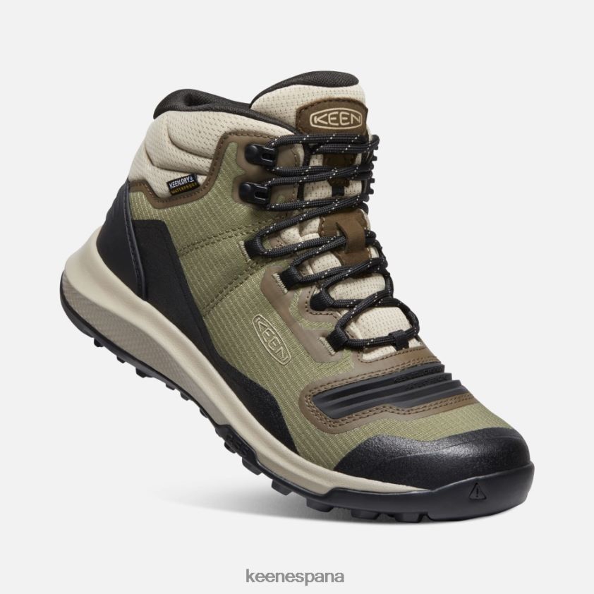 Keen botas de senderismo impermeables tempo flex BJ4P4X188 capulet oliva-colofonia