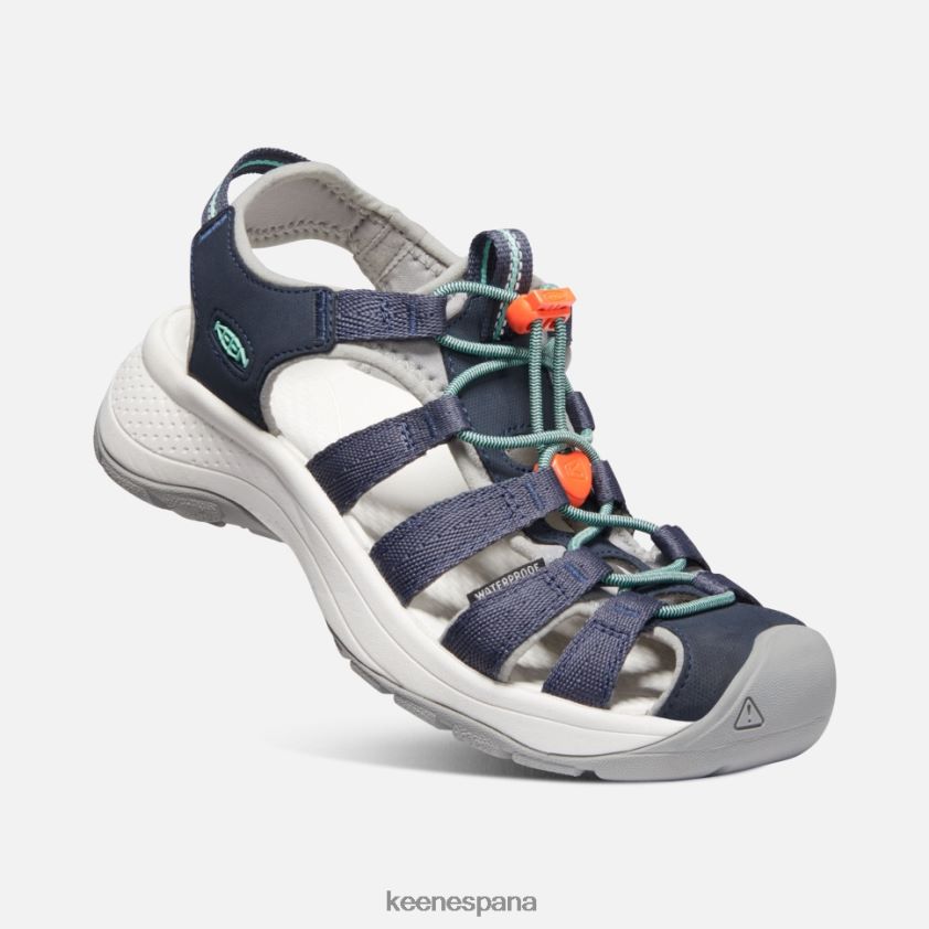Keen sandalia astoria oeste BJ4P4X369 vidrio biselado azul marino