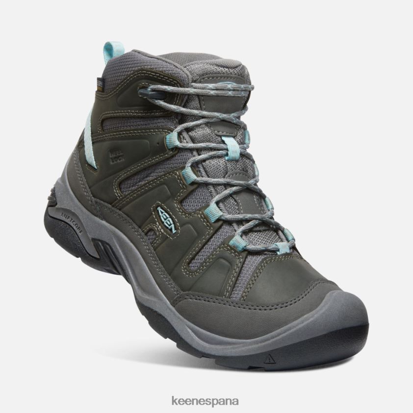 Keen bota impermeable circadia ancha BJ4P4X317 gris acero-azul nube