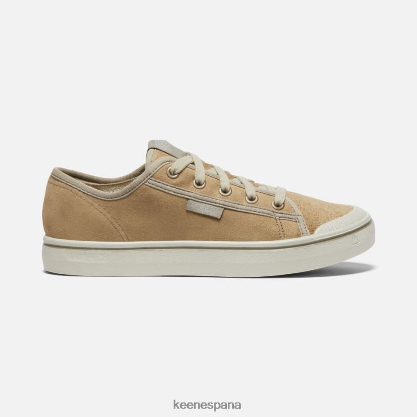 Keen zapatilla de cuero cosecha elsa BJ4P4X328 abedul beige-plateado
