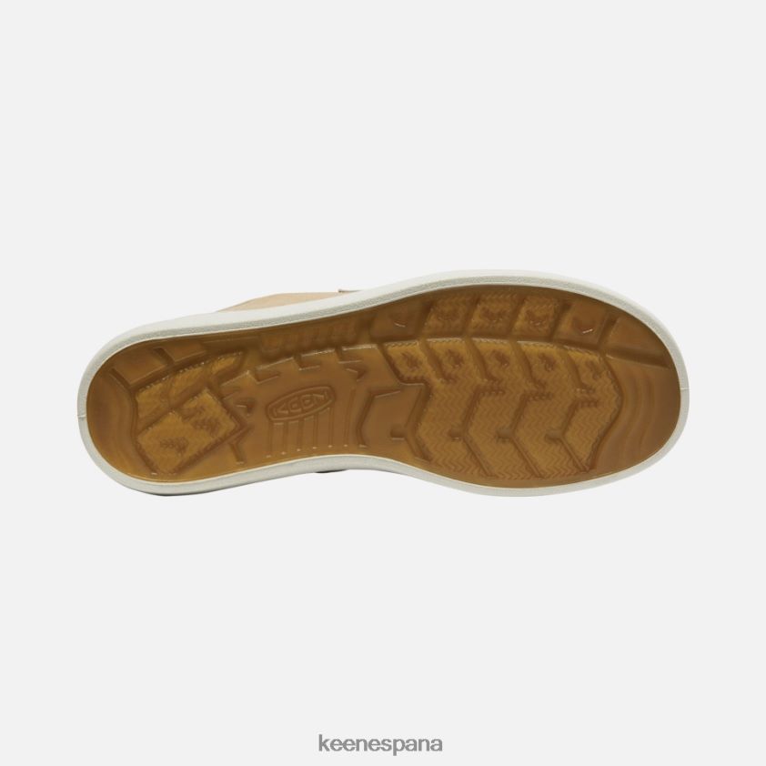 Keen zapatilla de cuero cosecha elsa BJ4P4X328 abedul beige-plateado