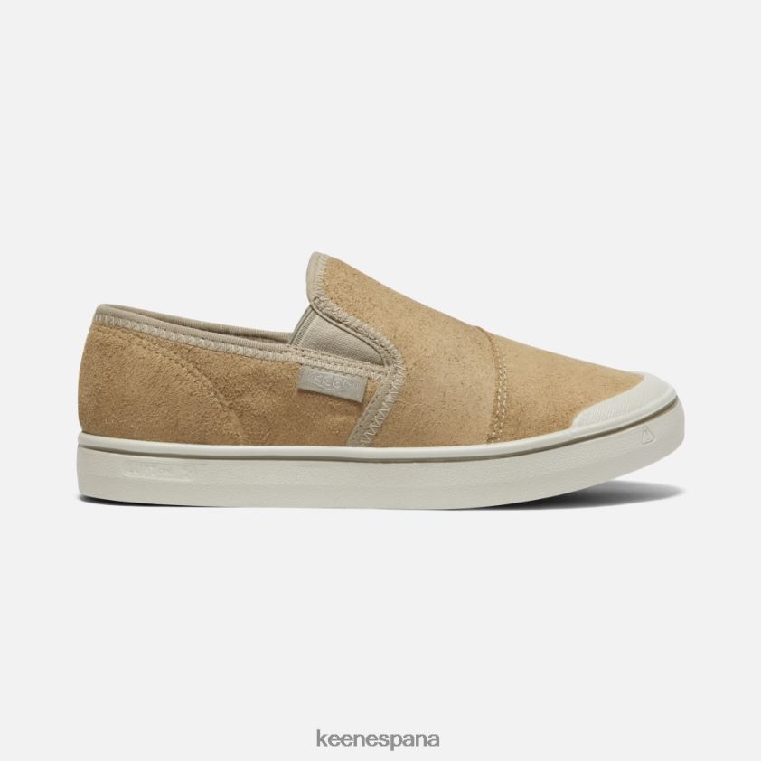 Keen zapatos sin cordones de cuero cosecha elsa BJ4P4X327 abedul beige-plateado