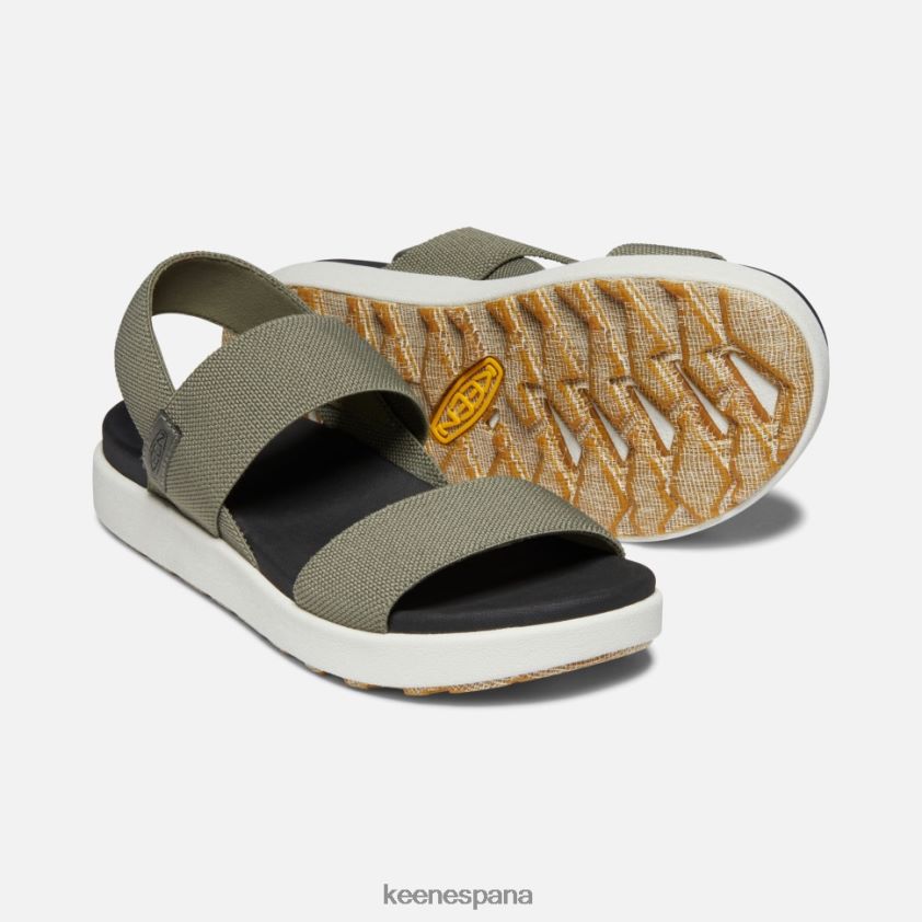 Keen sandalia elle con tira trasera BJ4P4X380 aceituna polvorienta