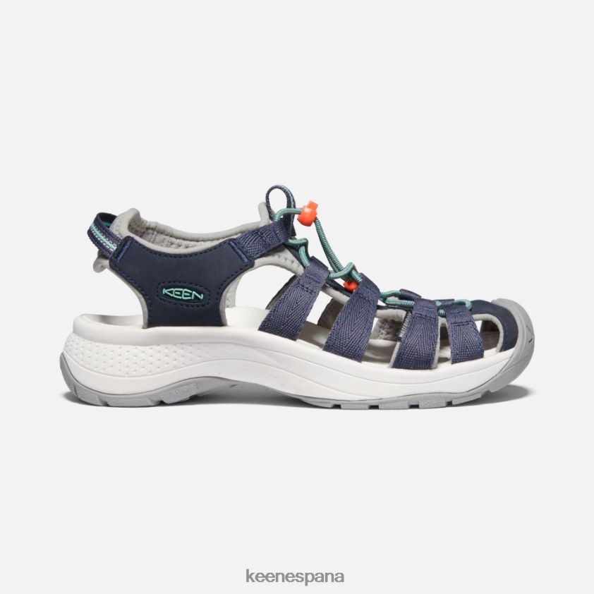 Keen sandalias astoria west BJ4P4X40 vidrio biselado azul marino