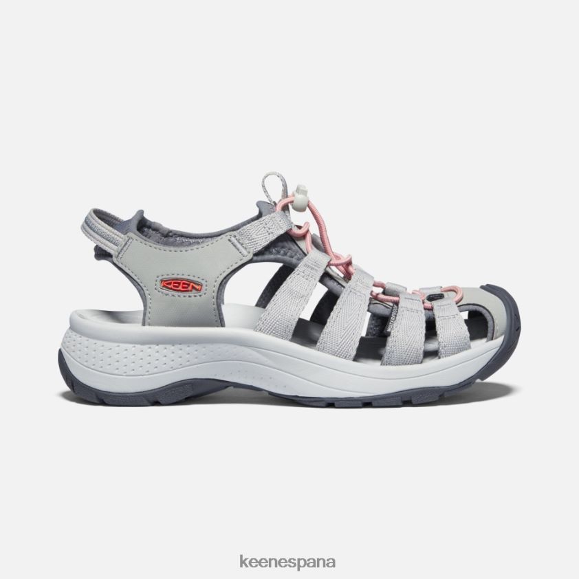 Keen sandalias astoria west BJ4P4X41 coral gris