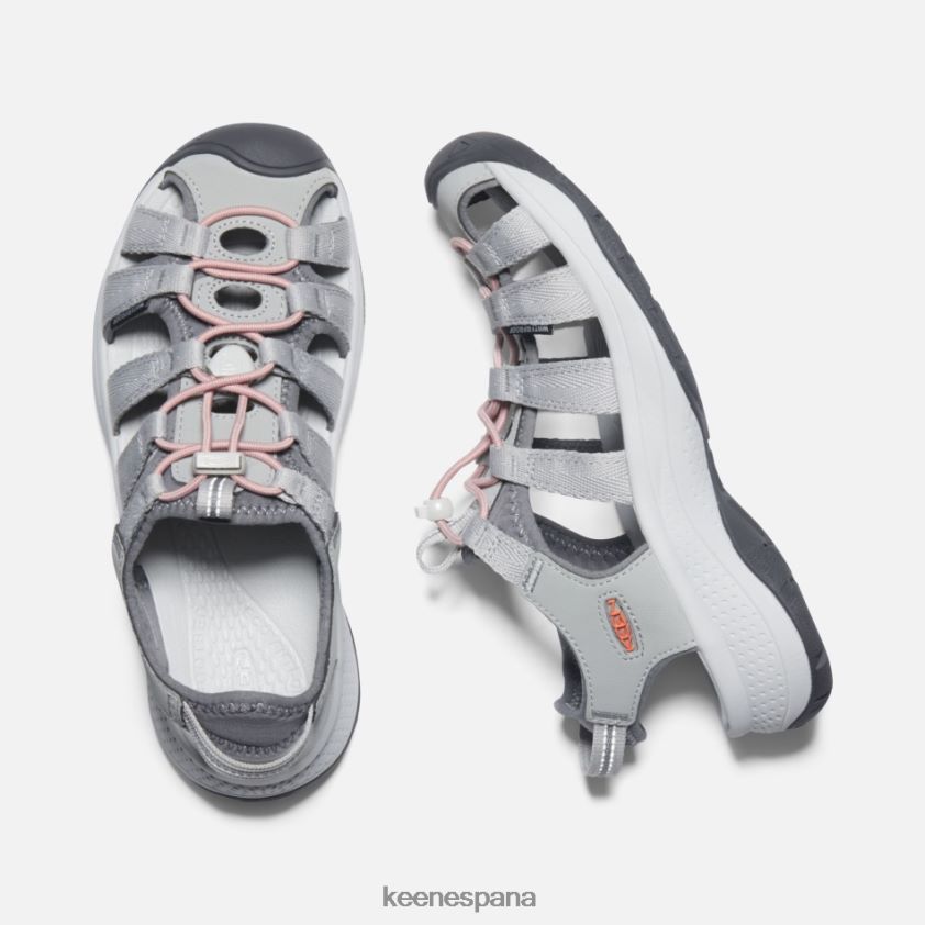 Keen sandalias astoria west BJ4P4X41 coral gris