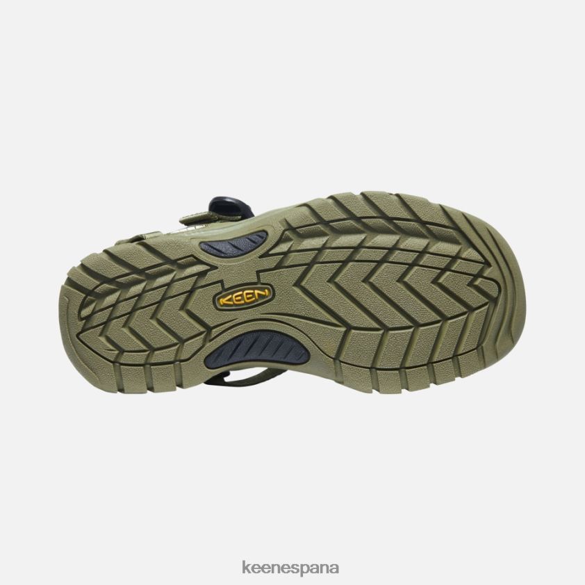 Keen sandalias zerraport ii BJ4P4X38 negro oliva