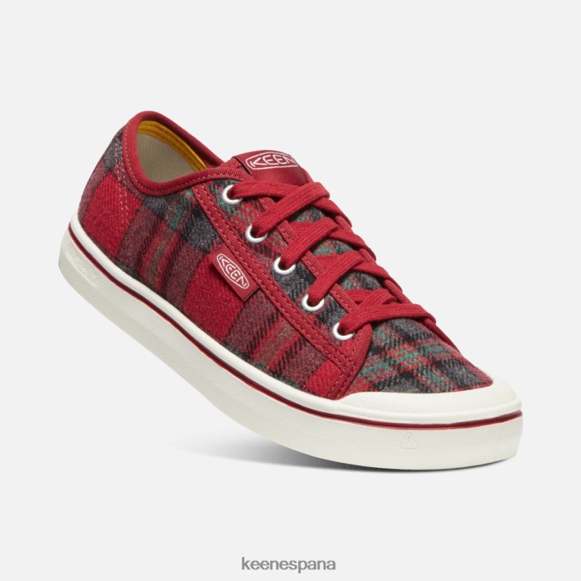 Keen zapatilla elsa v BJ4P4X352 dalia roja a cuadros rojos