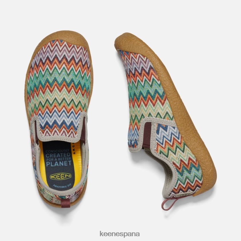 Keen zapatillas de lona howser BJ4P4X142 chevron-plaza topo
