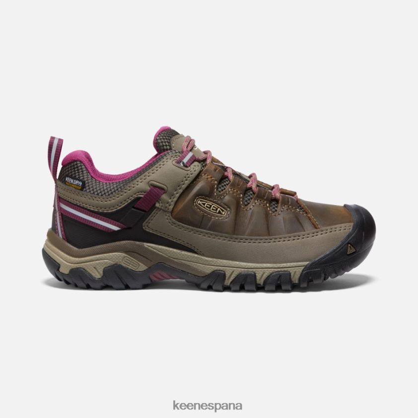 Keen zapatos de senderismo impermeables targhee iii BJ4P4X154 weiss-boysenberry