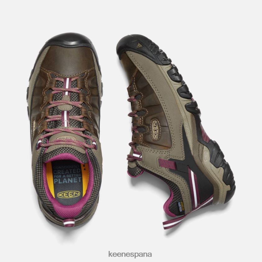 Keen zapatos de senderismo impermeables targhee iii BJ4P4X154 weiss-boysenberry