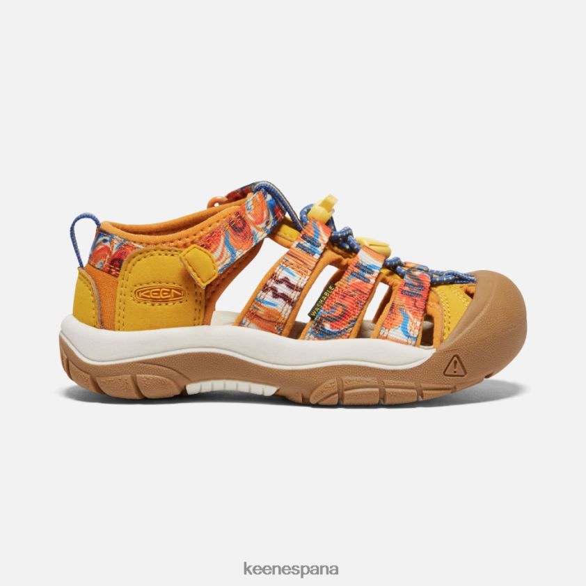 Keen pequeño 'newport x afro al aire libre BJ4P4X408 piel de naranja amarilla