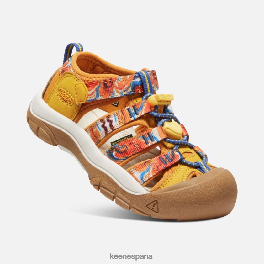 Keen pequeño 'newport x afro al aire libre BJ4P4X408 piel de naranja amarilla
