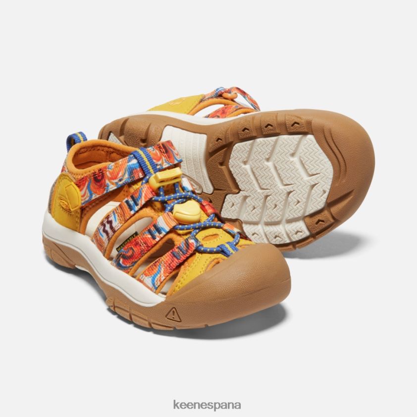 Keen pequeño 'newport x afro al aire libre BJ4P4X408 piel de naranja amarilla