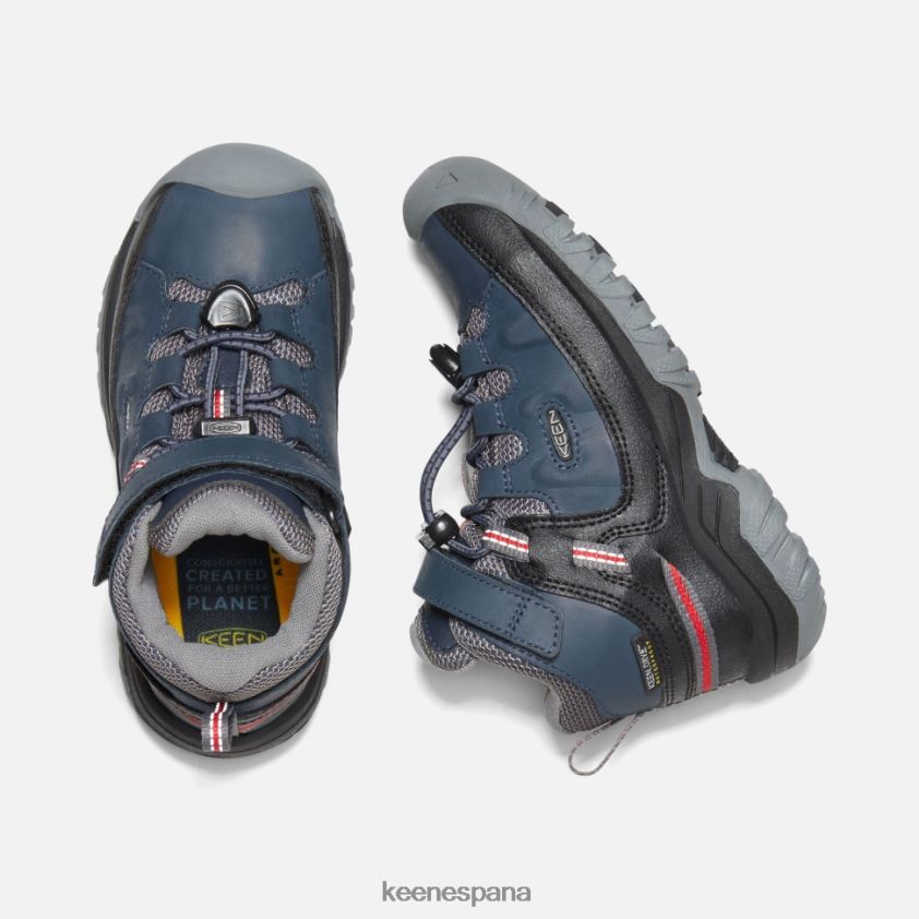 Keen bota impermeable little 'targhee BJ4P4X537 Noches azules-alfombra roja.