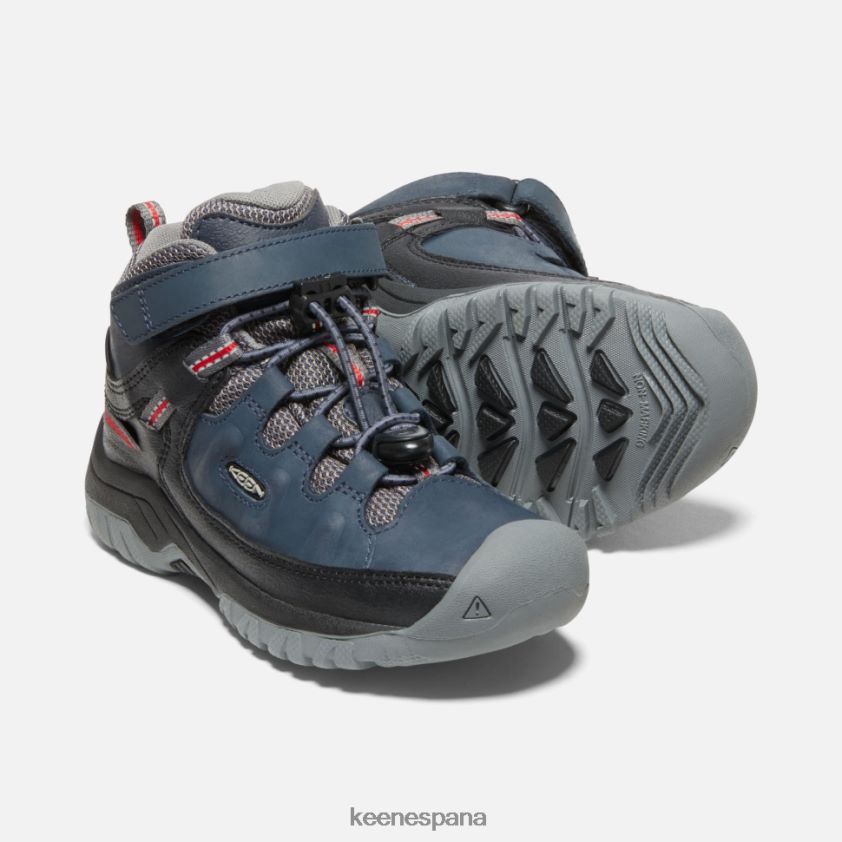 Keen bota impermeable little 'targhee BJ4P4X537 Noches azules-alfombra roja.