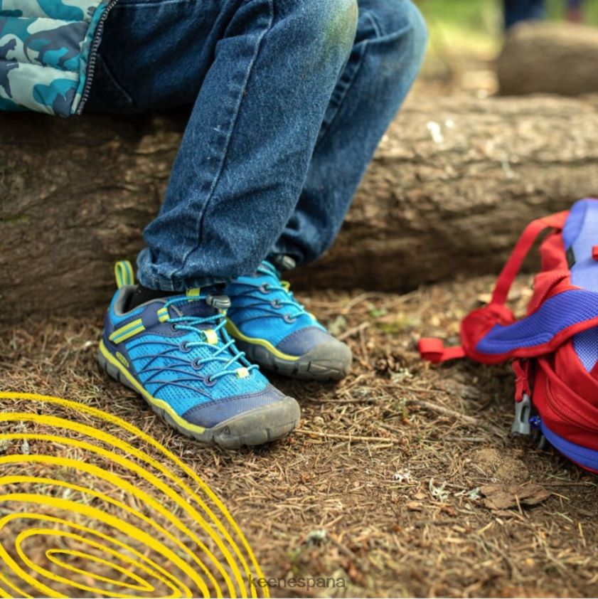 Keen gran 'chandler cnx BJ4P4X590 brillantes profundidades azul-azules