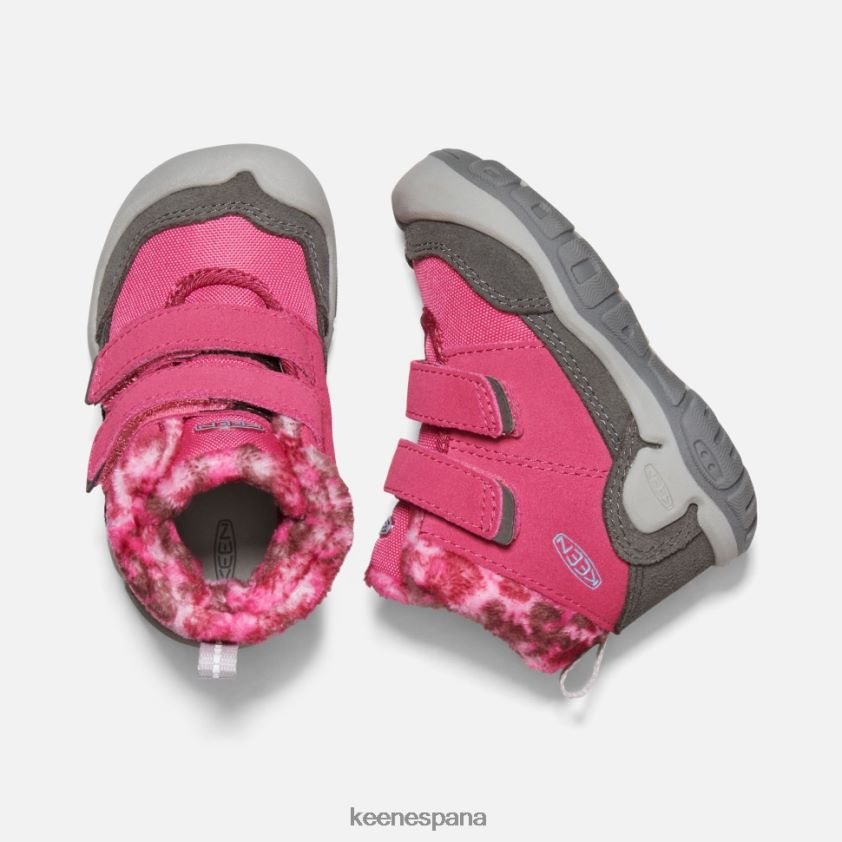 Keen Chukka con doble tira y nudo para niños pequeños BJ4P4X564 paloma de la fruta-negro