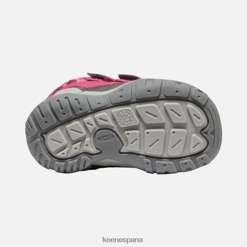 Keen Chukka con doble tira y nudo para niños pequeños BJ4P4X564 paloma de la fruta-negro