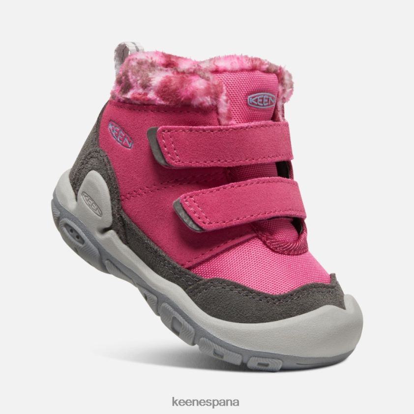 Keen Chukka con doble tira y nudo para niños pequeños BJ4P4X564 paloma de la fruta-negro