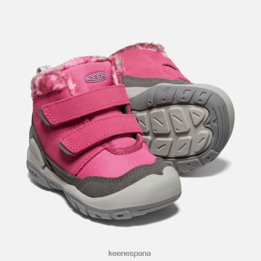 Keen Chukka con doble tira y nudo para niños pequeños BJ4P4X564 paloma de la fruta-negro