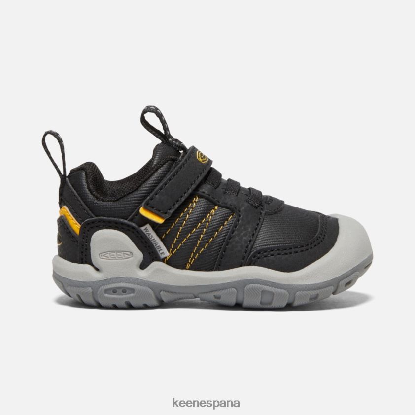 Keen Zapatilla con visera nudosa para niño en negro y amarillo BJ4P4X553 amarillo intenso negro