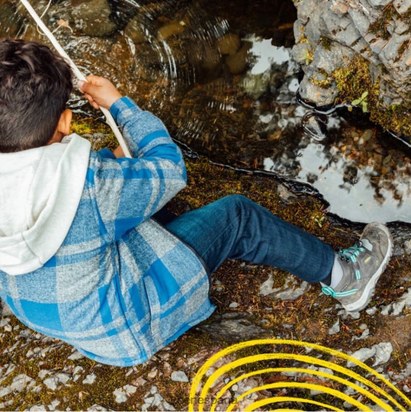 Keen Bota impermeable Big 'Ridge Flex BJ4P4X602 alfombra roja de bisonte