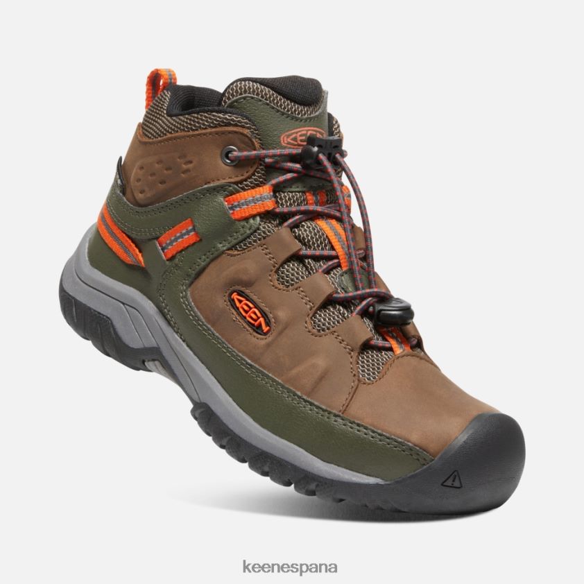 Keen bota impermeable targhee grande BJ4P4X599 noche oscura tierra-bosque
