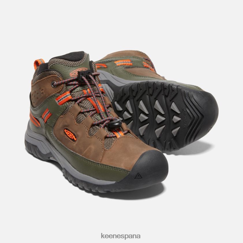Keen bota impermeable targhee grande BJ4P4X599 noche oscura tierra-bosque