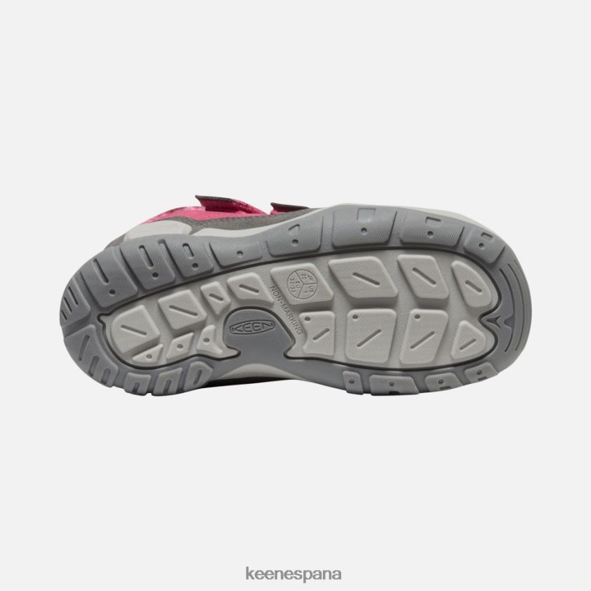 Keen chukka con doble tira y nudo grande BJ4P4X545 paloma de la fruta-negro