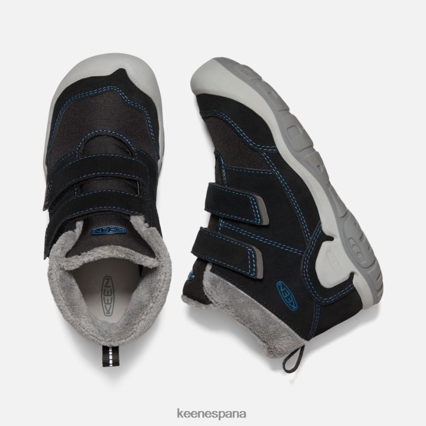 Keen chukka con doble tira y nudo grande BJ4P4X546 negro-azul mykonos